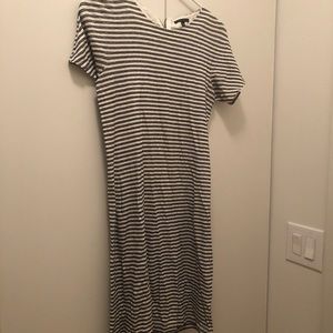 theory striped dress xs